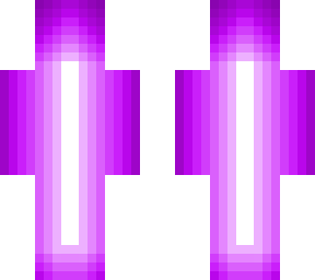 glowing purple door