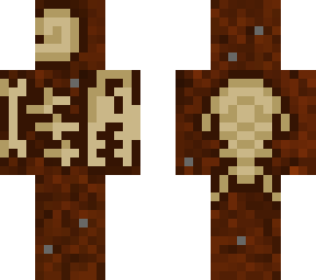 not completed fossil skin