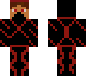red and black