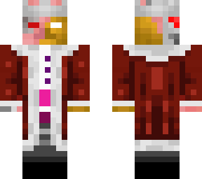 half cyberpig half golden herobrine