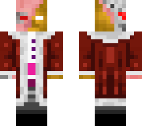 half cyberpig half golden herobrine crownless