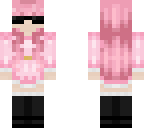 pink outfit girl sunglasses