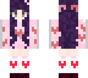 valentines girl purple hair