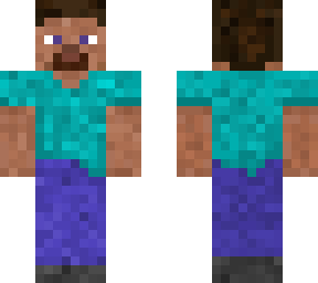 glitchy pixel steve