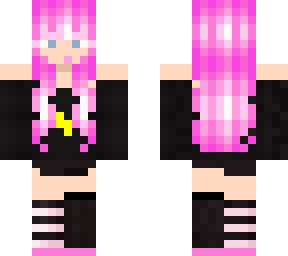 pink hair girl