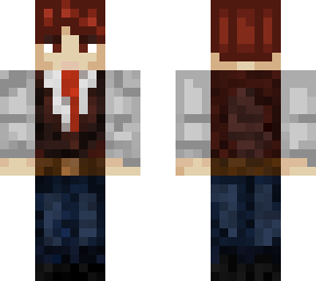 red haired guy in suit