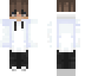 white hoodie