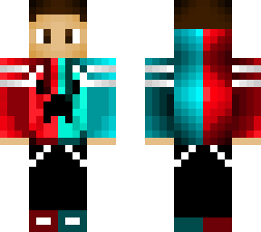 garcon creeper rouge-bleu