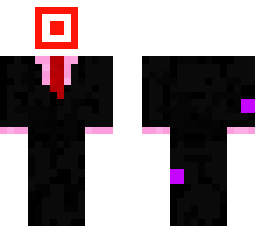 glitched target in suit