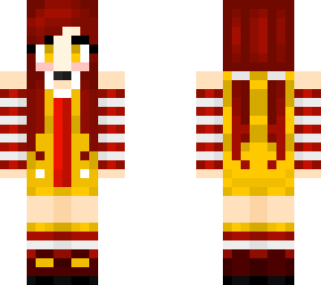 mc donald's e-girl clown v5 (gold)(soft)(no logo)