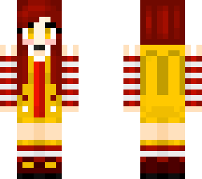mc donald's e-girl clown v8 (gold)