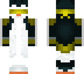 penguin with blindfold (edited) yellow