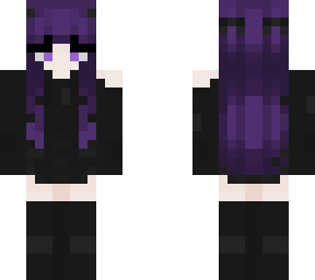 purple emo girl