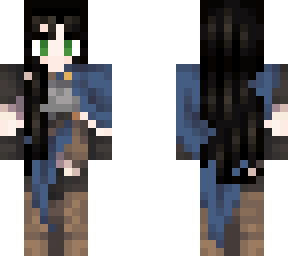 blue knight black hair