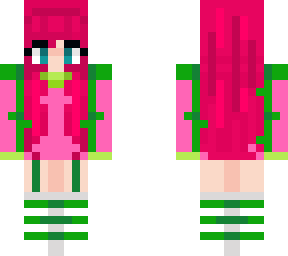 green & pink <3