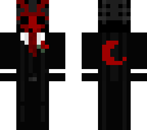 red villain guy suit