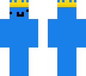 blue durp with crown
