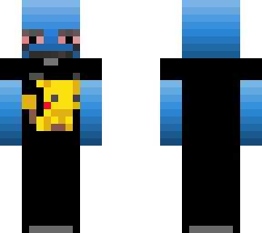 blue pikachu fan