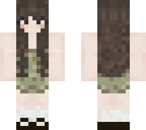 girl green dress
