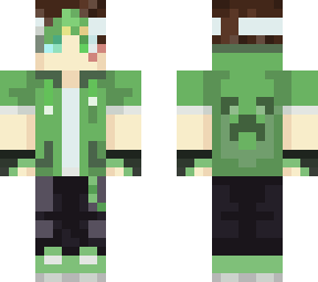 green jacket