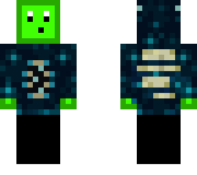 lime boy wearing a warden hoodie