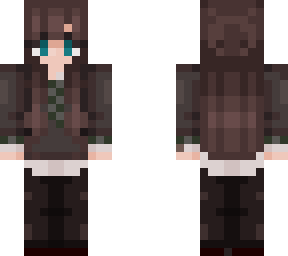 brunette girl with green eyes edited