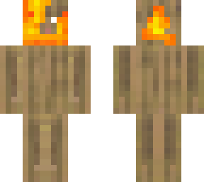 burning wood