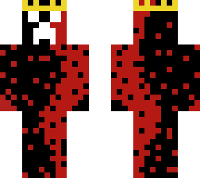 red and black skin