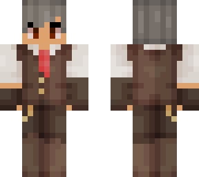 vest and tie