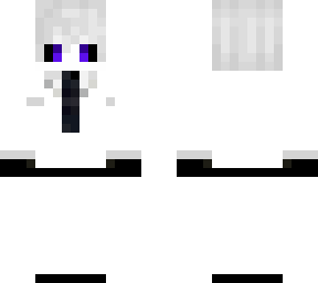 white hair boy