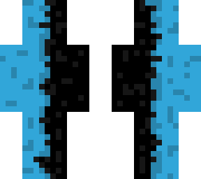 blue and black
