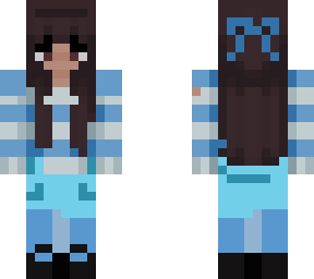 cute blue girl