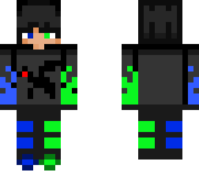 green blue guy