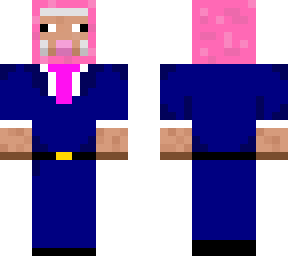 pink sheep i a suit