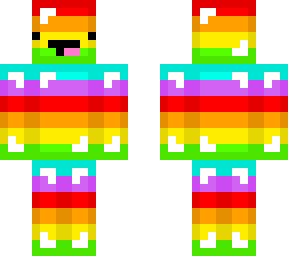shiny rainbow stripe derp