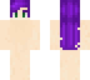 base skin w/ long purple hair