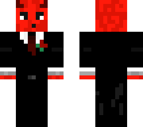devil with suit