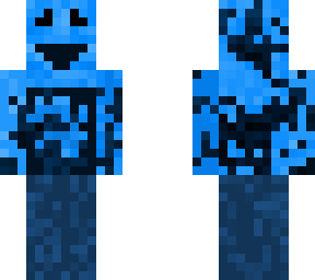 blue and black dude