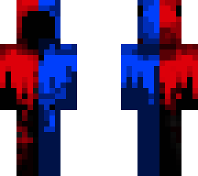 blue/red mysterious man