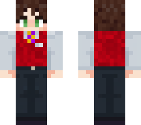 brunette female fazbear employee