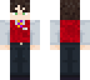 brunette male fazbear employee