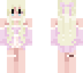 cute pink blonde girl