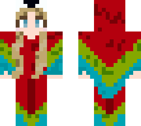 girl macaw with same colors as the bedrock mod wings