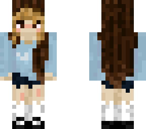 girl with money piece bangs