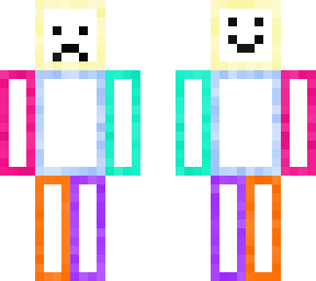 rainbow outline w/ transparent