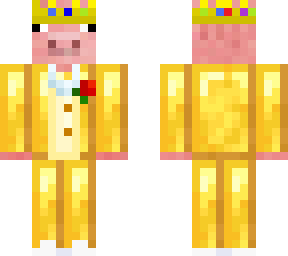 [supra king] technoblade [unfeigned gold tuxedo]