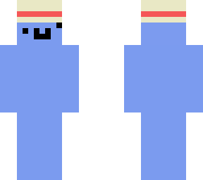blob with a hat
