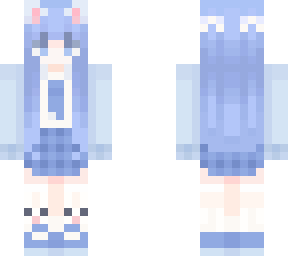 blue girl