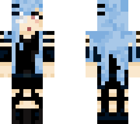 blue/long hair