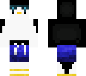 swimming penguin